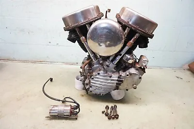 1950 Harley Panhead 74 CI Flathead Knucklehead EL FL UL OEM Engine Motor Running • $17779.99