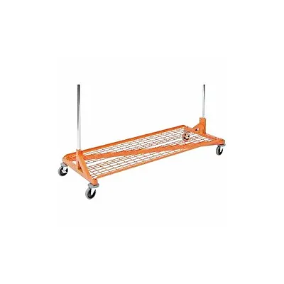 $100.38 • Buy  Only Hangers Bottom Shelf For Rolling  Z Rack, Orange Color