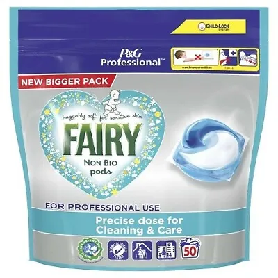 T1260 Fairy Non-Bio Laundry Pods - 50 Washes - P&G Professional • £17.99