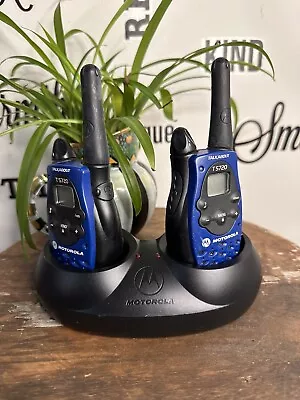 Motorola TALKABOUT T5720 Two-Way Radios With Docking Charger. No Adapter. Tested • $27.30