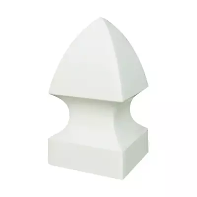 Fence Vinyl Post Cap White 5X5in Gothic Fencing Lightweight Outdoor Top • $9.55