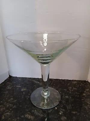 Vintage Giant Martini Clear Glass Decorative Or Drinking If You Chose! • $39.99