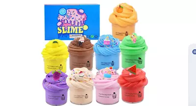 9 Pack Slime Kit Mini Cloud Slime Kit Soft And Non-Sticky Fluffy Slime Toy For B • $38