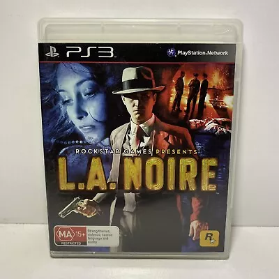 L.A. Noire - Playstation 3 PS3 PAL Game Including Manual - VGC • $9.34