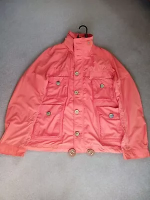 £30 • Buy Prps Ladies Orange Waterproof Windproof Zipped Hooded Jacket  Raincoat Size L