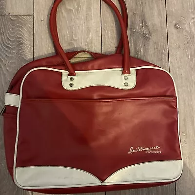 Levi Strauss & Co Vintage Red And White Shoulder Bag • £49.99