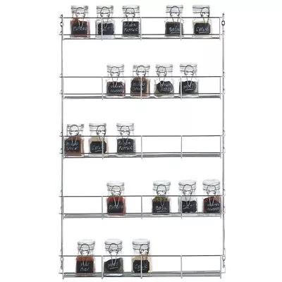 VonShef 5 Tier Spice Rack - Chrome Plated • £12.99