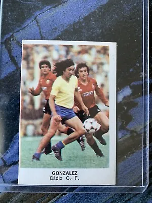 El Salvador  Jorge Magico Gonzalez Card Soccer Cadiz Club Spain Rookie 1983-1984 • $150
