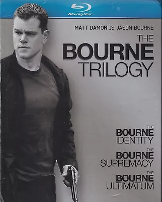 The Bourne Trilogy (Blu-ray Disc 2010 3-Disc Set) [U2] • $18