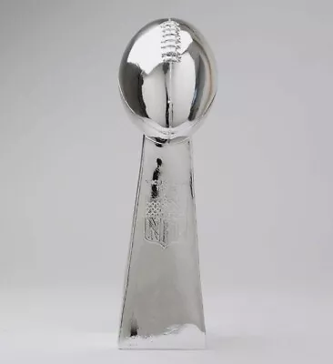 Vince Lombardi Super Bowl Replica Football Resin Trophy  9.5 In - Ships From US • $75