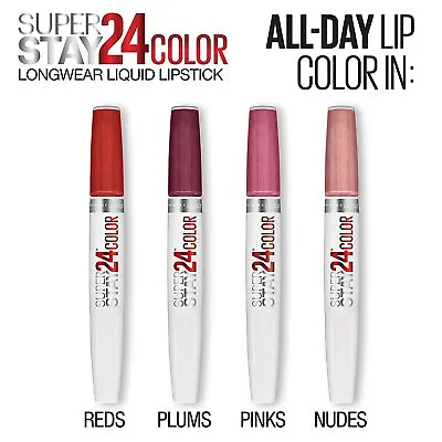 Maybelline Super Stay 24 Hrs. 2-Step Liquid Lipstick Makeup • $14.99