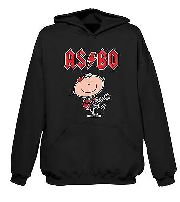 ASBO HOODY - Rocker AC/DC Angus Young ACDC T-Shirt - Sizes Small To XXL • £25.95