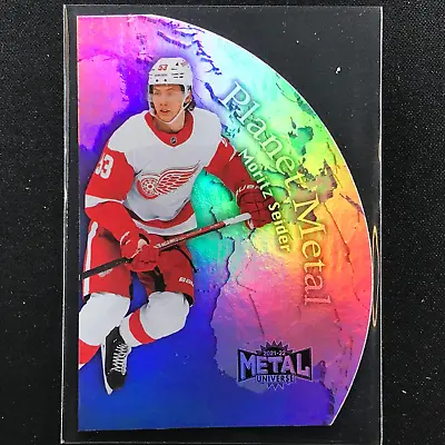 2021-22 Metal Universe NHL MORTIZ SEIDER Planet Metal Die-Cut Base #16 • $4.99