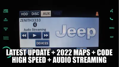 *2022 Maps Update* High Speed 730n Rhr Mygig Uconnect Radio Wrangler Ram Caravan • $449.99