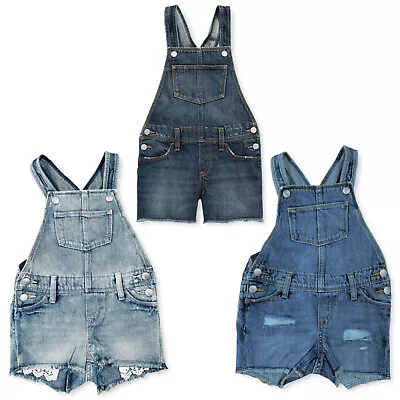£8.95 • Buy Girls Gap Denim Dungarees Shorts Old Navy Jean Shortalls Playsuit Age 5-16 Years