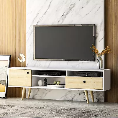 Kayrana Lora White Oak Colour Classic TV Unit Media Storage • £139.99