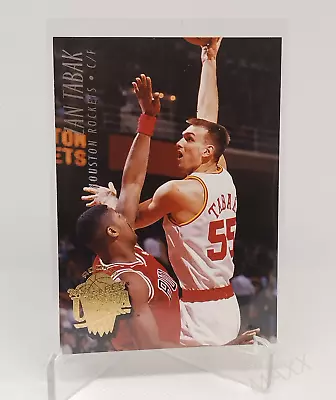 1994 Zan Tabak #255 Fleer Ultra Rookie Rc Rockets Nba Basketball Card • $2.25