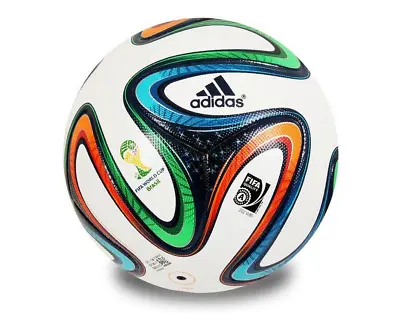Brazuca Adidas Fifa World Cup Soccer Ball 2014 Brazil Match Ball Football Size 5 • $30.50