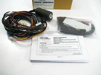 NEW - OEM Mazda 0000-81-H27A Satellite Radio Receiver Installation Kit 2009-13 6 • $39.99