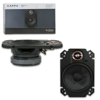 Infinity Kappa 4  X 6  4 X 6 Inch 2-way Car Audio Plate Speakers Pair 4x6 • $79.99