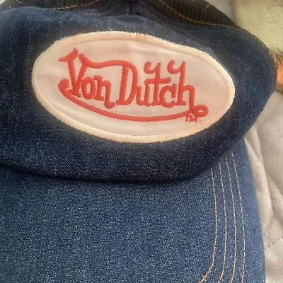 Vintage Von Dutch Jean Cap • $99.47