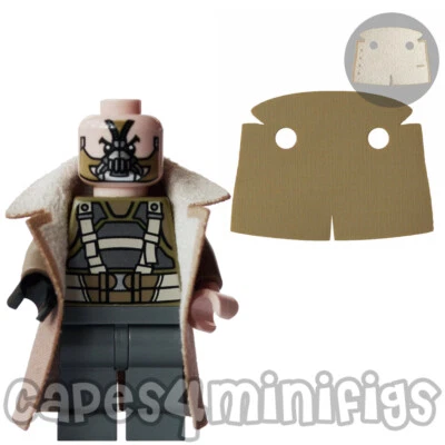 £2.55 • Buy CUSTOM Fabric Coat - Ideal For Your Lego Bane Batman Character. CAPE ONLY.