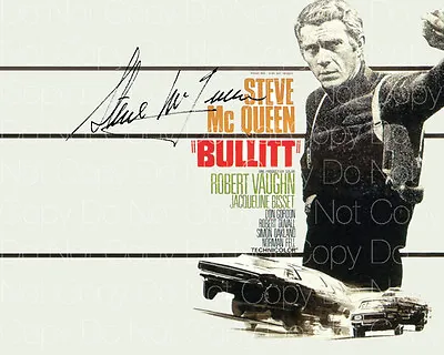 Steve McQueen Signed Bullitt Papillion 8X10 Photo Picture Poster Autograph RP 3 • $16.99