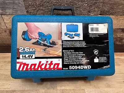 Makita 5094DWD 3-3/8  Cordless Circular Saw W/ Case Needs Battery • $35