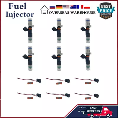 6Pcs 700cc 66lb Fuel Injector For Bosch EV14 1991 GMC Syclone Typhoon 4.3 • $77.08