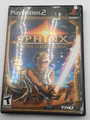 Sphinx And The Cursed Mummy  PS2 Playstation 2 Game Tested Working Complete Rare • $32