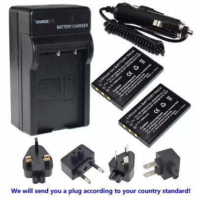 £19.19 • Buy 2X Battery +charger For Drift HD 1080p, Drift HD 720p, Drift HD170 Stealth NP-60