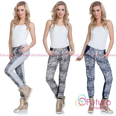 Womens Sport Pants With Pockets Bottoms Street Dance Trousers Joggers 2173 • £8.99