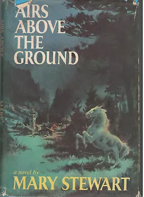 Airs Above The Ground By Mary Stewart Mill/Morrow 1st BC Edition HC DJ 1965 • $9