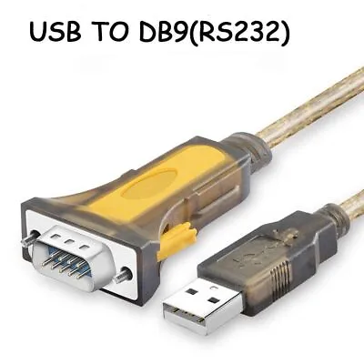£12.54 • Buy DB9 Cable Adapter Computer Cables Serial Port Line Connectors USB To RS232