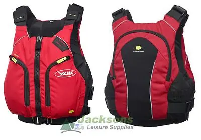 Yak Xipe 60n Buoyancy Aid Canoe Kayak Sup Fishing Watersports Pfd Vest Red M - L • £89.95