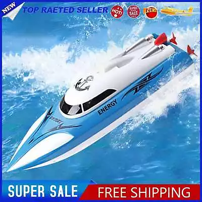 2.4GHz RC Racing Boat High Speed Fast RC Boats For Adults And Kid (Blue) • $49.27