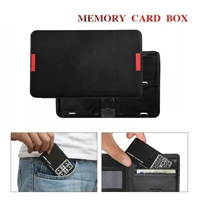 Memory Card Storage Case Holder 16 Slots Micro SD TF SIM Nano/Carrying Pouch Box • $6.43