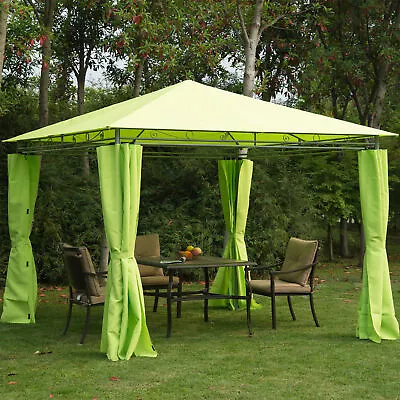 3m X 3m Metal Gazebo Marquee Outdoor Garden Party Tent Canopy Shelter Pavilion • £149.99