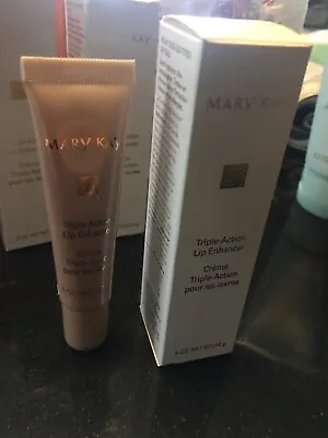 Mary Kay Triple-Action Lip Enhancer 1426 Creme .5 Oz NOS Discontinued Old Scock • $18.50