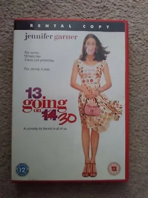 13 Going On 30 DVD With Case Jennifer Garner Comedy Rental Copy • £3.99