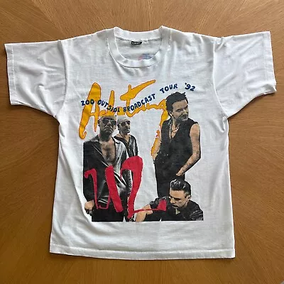 1992 U2 ZOO OUTSIDE BROADCAST TOUR '92 Achtung Baby XL DOUBLE SIDED T-shirt • $35