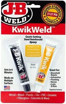 $15.45 • Buy Jb Weld - Kwikweld Steel Reinforced Epoxy Glue 28g -8276 (8276aus)