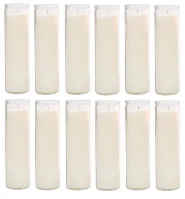 7 Day Glass Assorted Religious Candle/Velas 2 Cases Of 12 - 24 Pcs • $77.99