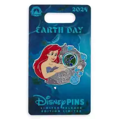 Disney Ariel Earth Day 2024 Spinner Pin The Little Mermaid Limited Release-NIP • $19.99