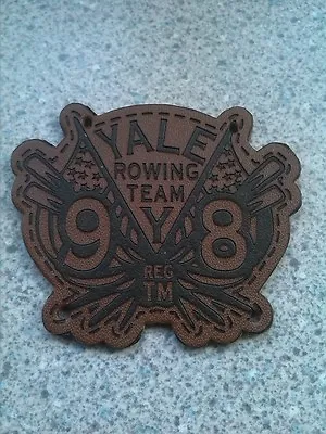 Yale University Rowing Team Leather Patch  Regatta Harvard  • $3.10