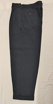 £95 • Buy Men's 1950's  Navy/Grey Peg Trousers Rockabilly 50's Rock & Roll RnR 50s Pegs