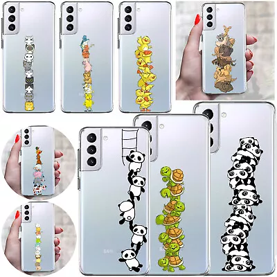 Animal Printed Case Silicone Phone Cover For Samsung Galaxy A05S A05 A53 A34 A15 • £5.27