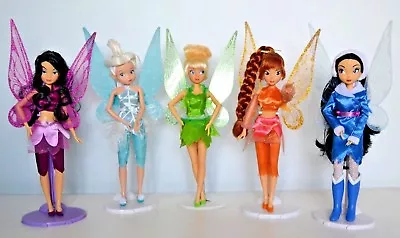 Disney Store Tinkerbell Flutter Wing Fairy Dolls Silvermist Vidia Fawn Rosetta • £9.50