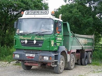 Truck Photo - Bowring Transport Mansfield Erf Ecs Lorry Y162 Lrf • £0.90