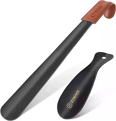 ZOMAKE Metal Shoe Horn Long Handle For SeniorsSet Of 2Shoe Horn Long Handle Fo • $12.21